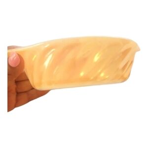 Anchor Hocking Peach Fire-king  Decorative Dish Luster Small